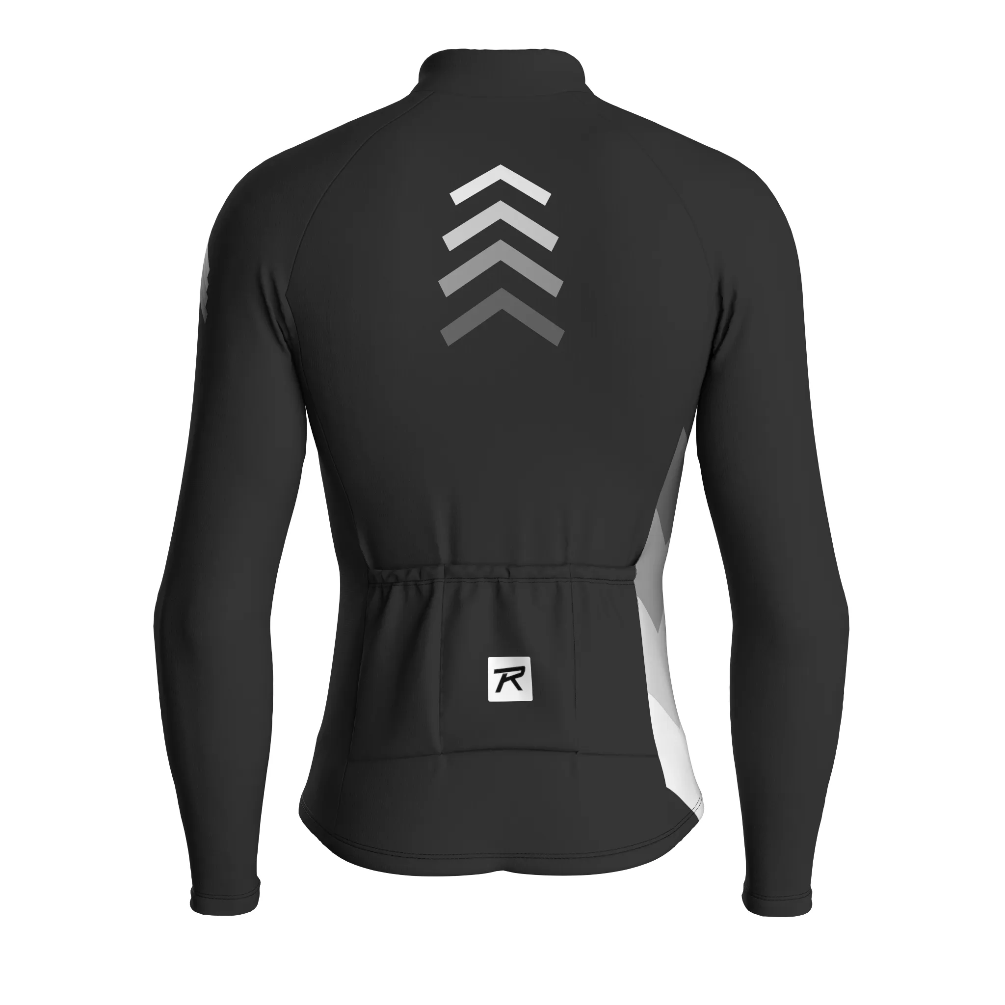Digital Echo | Charcoal Gray Male Long Sleeves Jersey