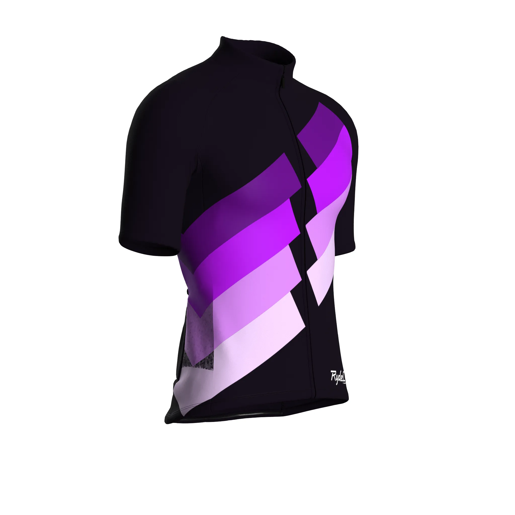 Digital Echo | Dark Purple Male Short Sleeves Jersey