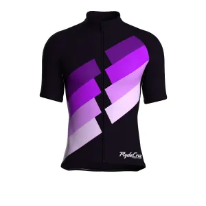 Digital Echo | Dark Purple Male Short Sleeves Jersey