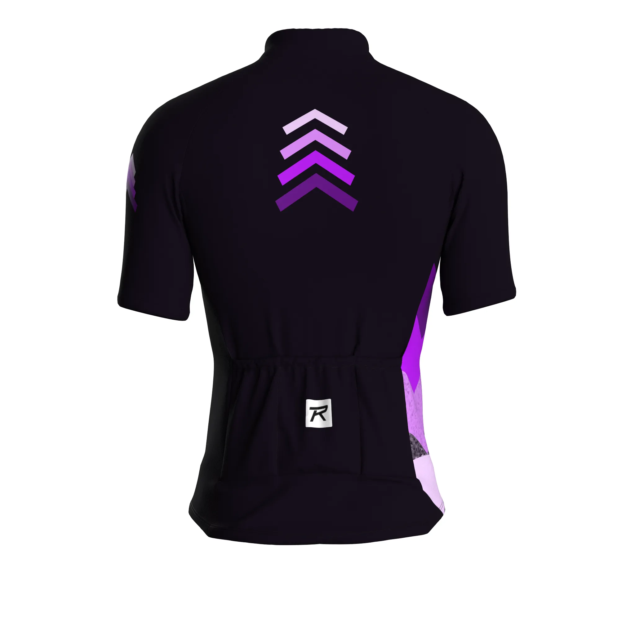 Digital Echo | Dark Purple Male Short Sleeves Jersey