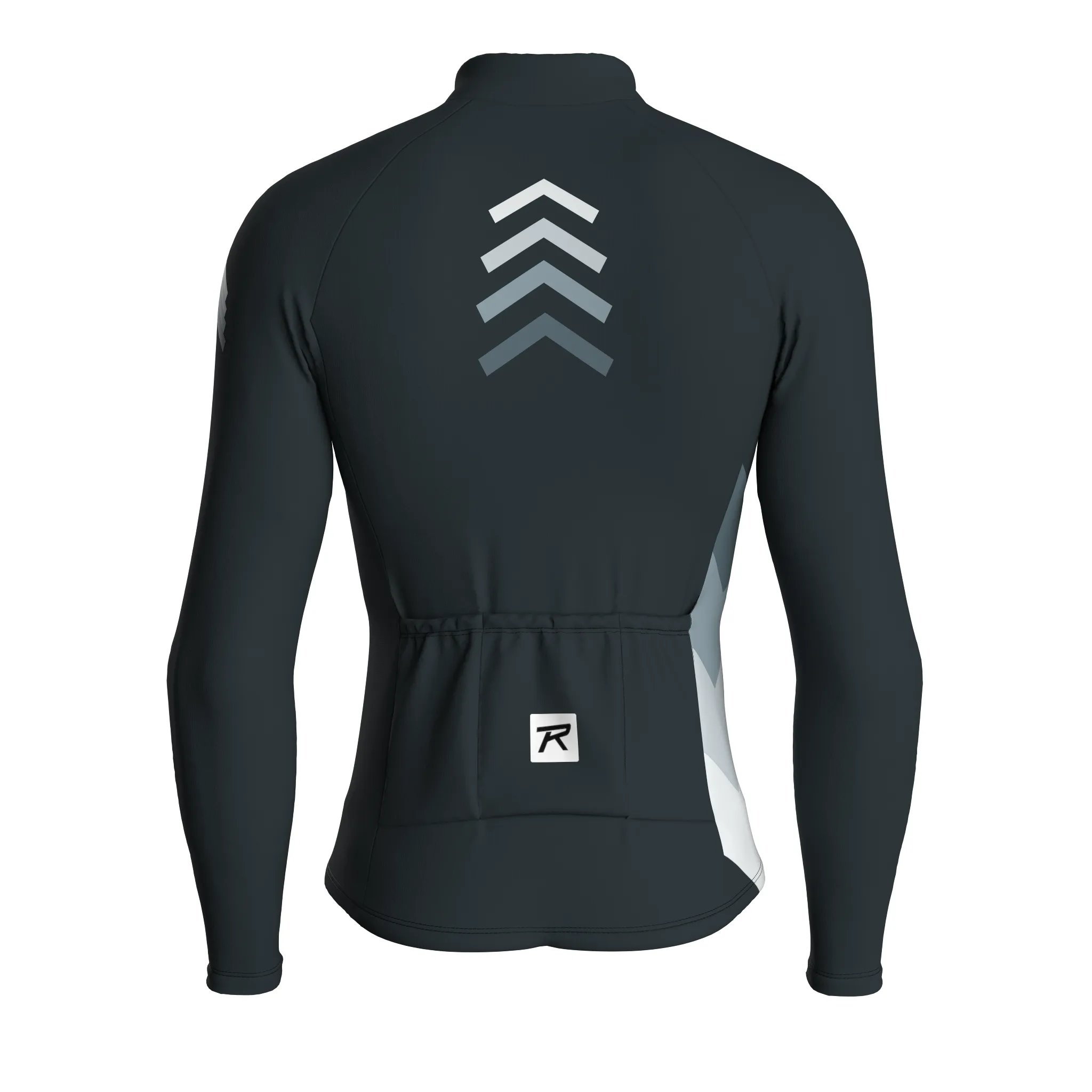 Digital Echo | Gunmetal Gray Male Long Sleeves Jersey