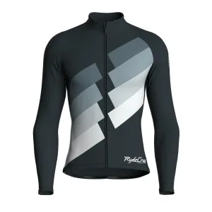 Digital Echo | Gunmetal Gray Male Long Sleeves Jersey