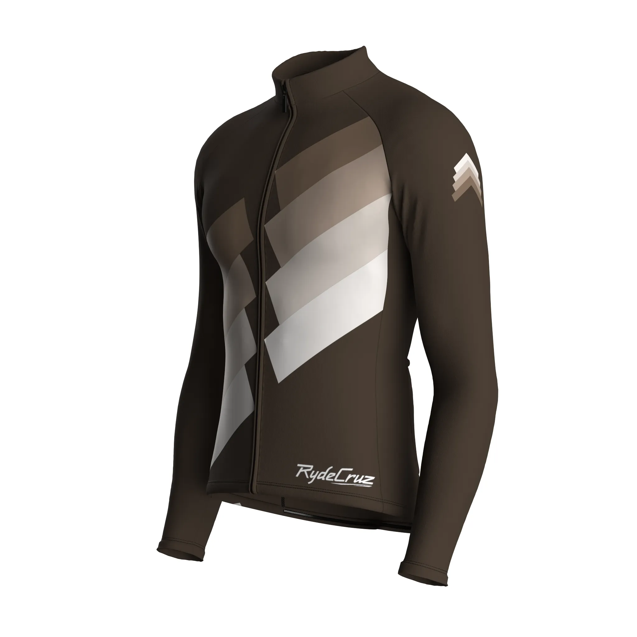 Digital Echo | Taupe Male Long Sleeves Jersey