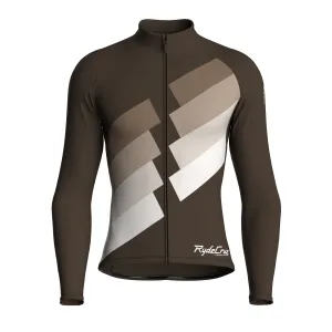 Digital Echo | Taupe Male Long Sleeves Jersey