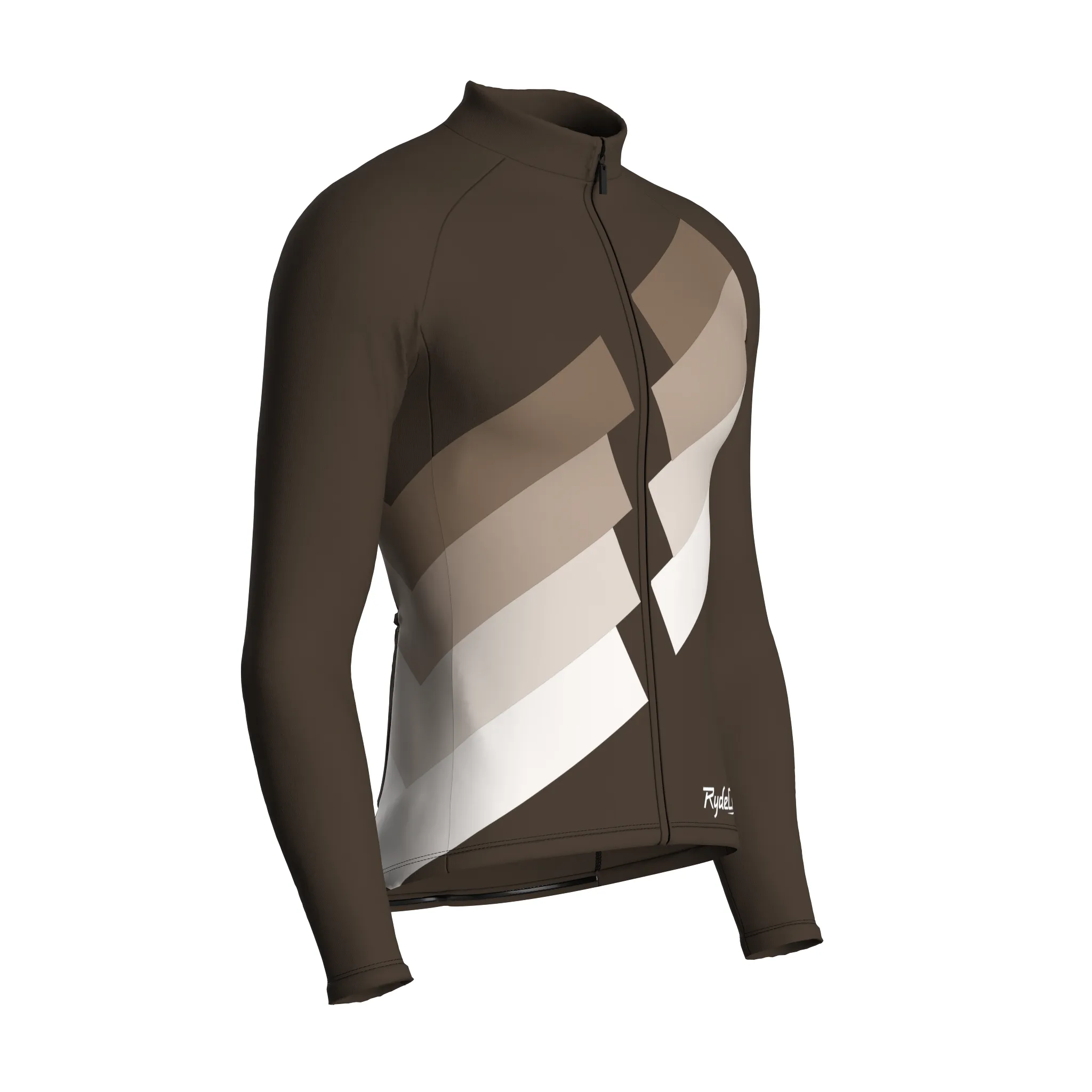 Digital Echo | Taupe Male Long Sleeves Jersey