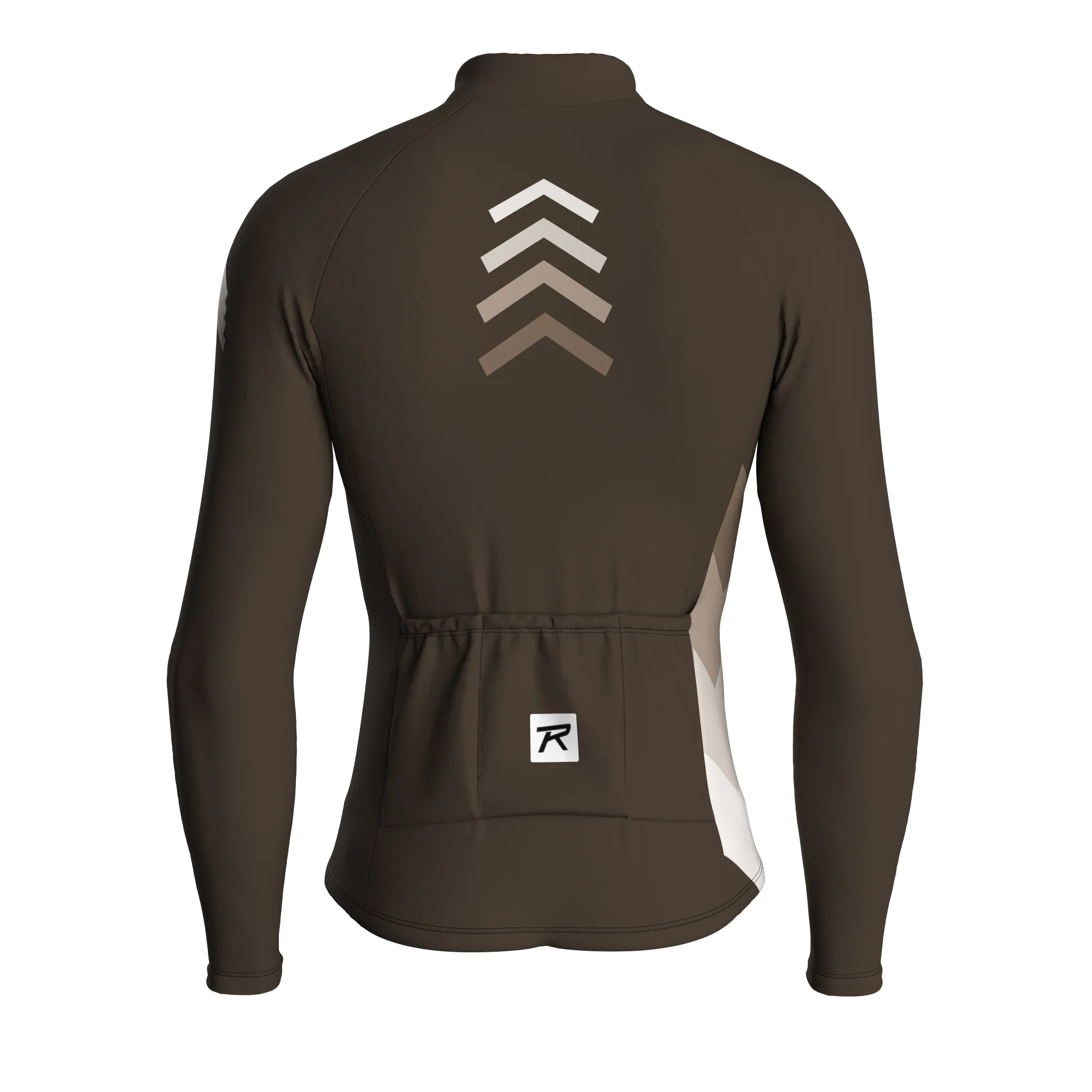 Digital Echo | Taupe Male Long Sleeves Jersey