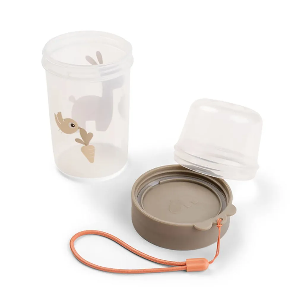 DONE BY DEER To Go 2-way Snack Container Lalee Sand