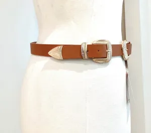 Double Western Buckle Belt