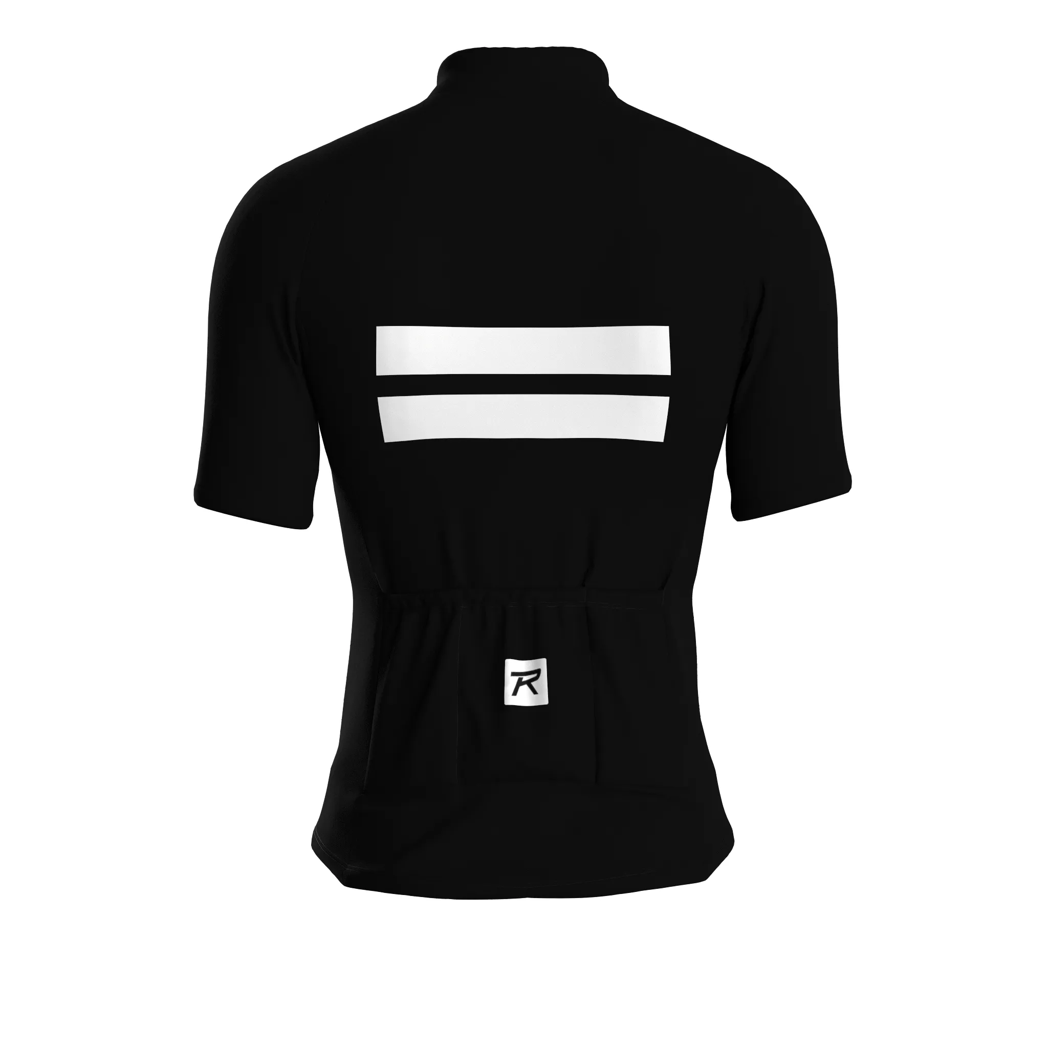 Dual Stripe Dynamics | Black Male Short Sleeves Jersey