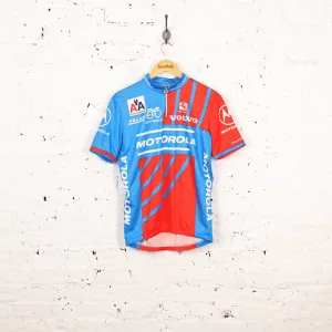 Eddy Merckx Motorola Giordana Cycling Top Jersey - Blue - M