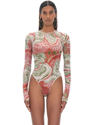 Elle Mesh Leotard ::RET