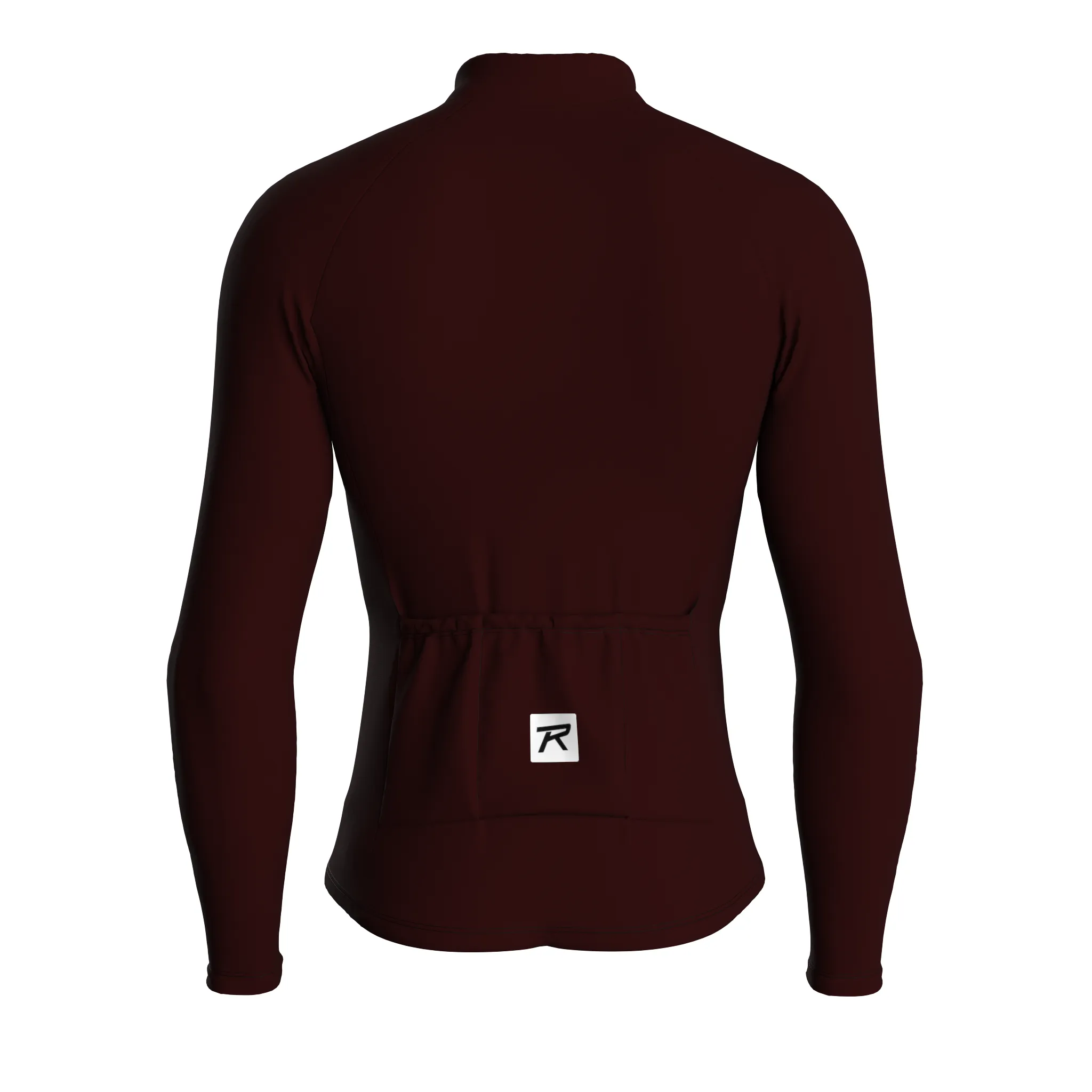 Essential | Dark Red Male Long Sleeves Jersey