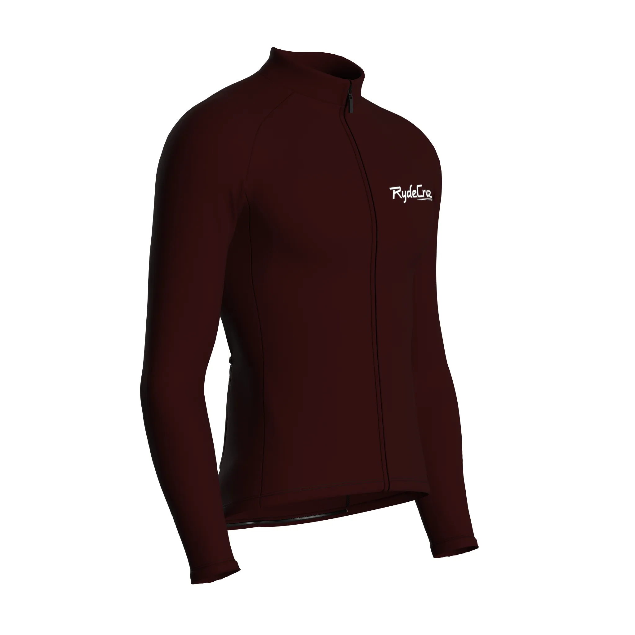 Essential | Dark Red Male Long Sleeves Jersey