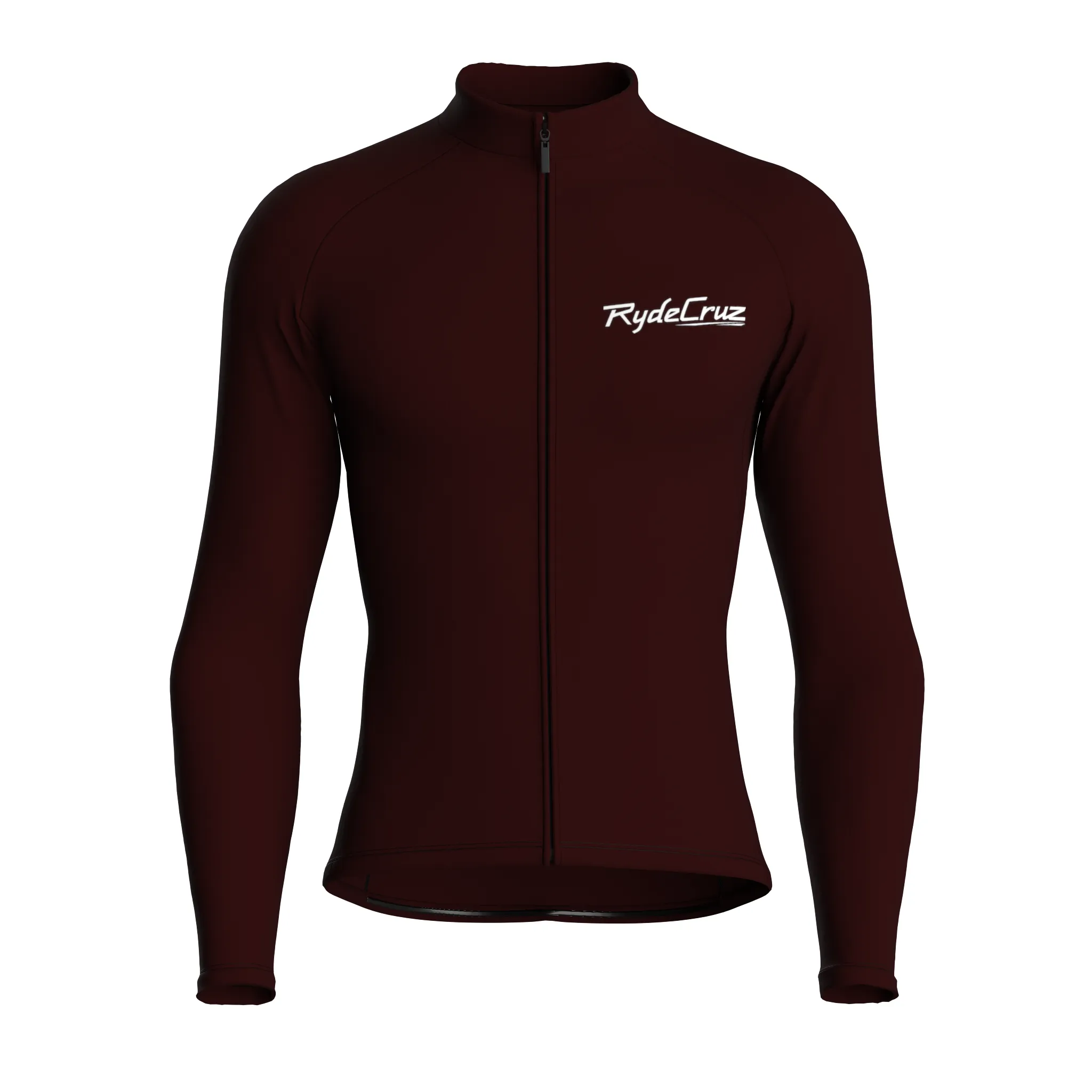 Essential | Dark Red Male Long Sleeves Jersey