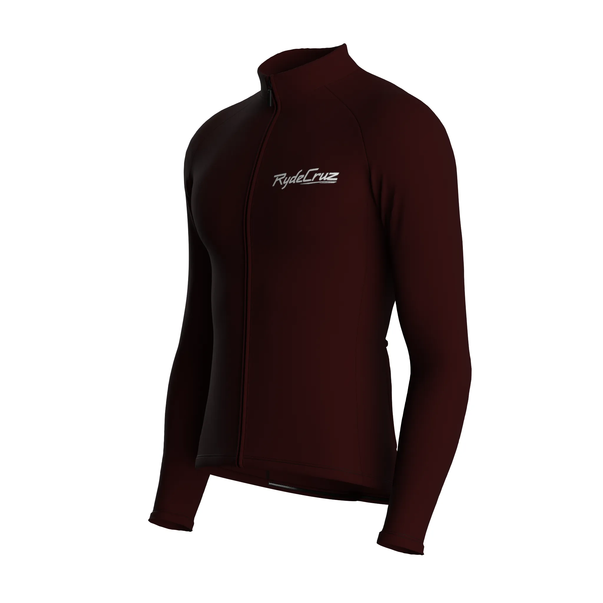 Essential | Dark Red Male Long Sleeves Jersey