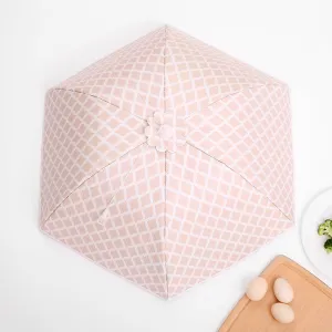 Fasola Foldable Insulated Food Cover - Pink, 18 inches