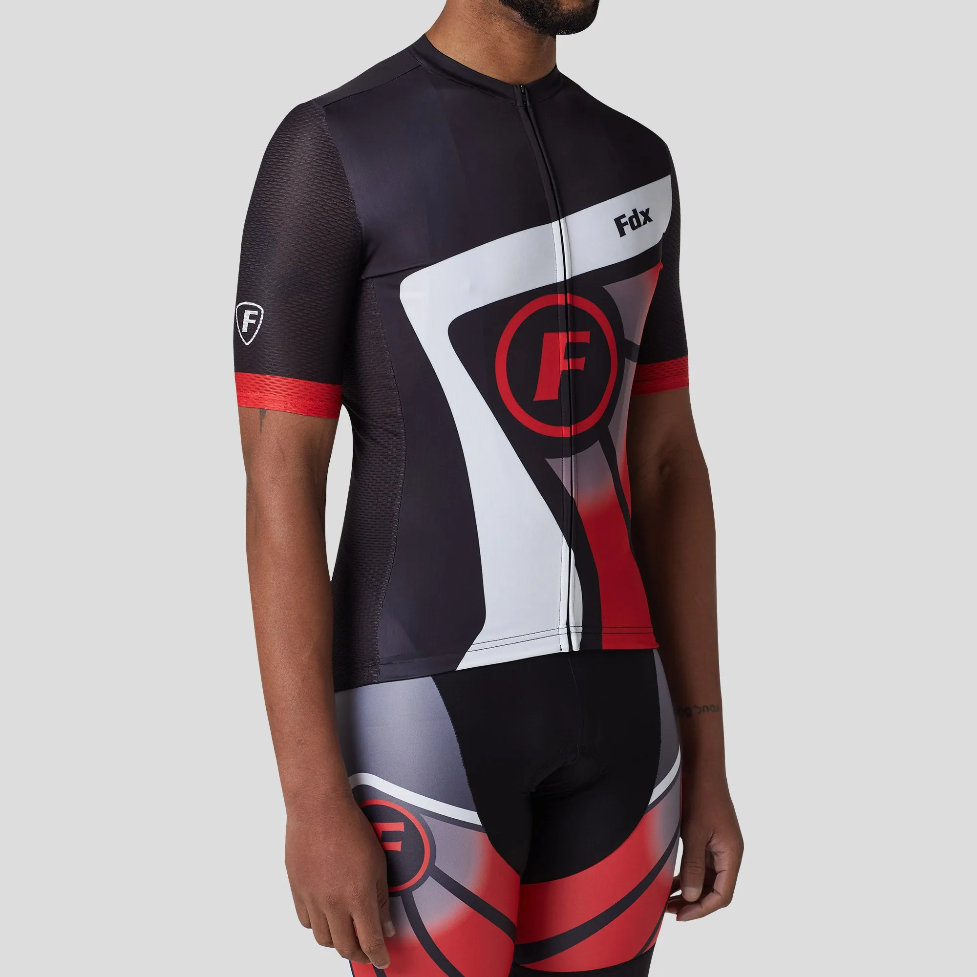 Fdx Signature Red Men's & Boy's Short Sleeve Summer Cycling Jersey