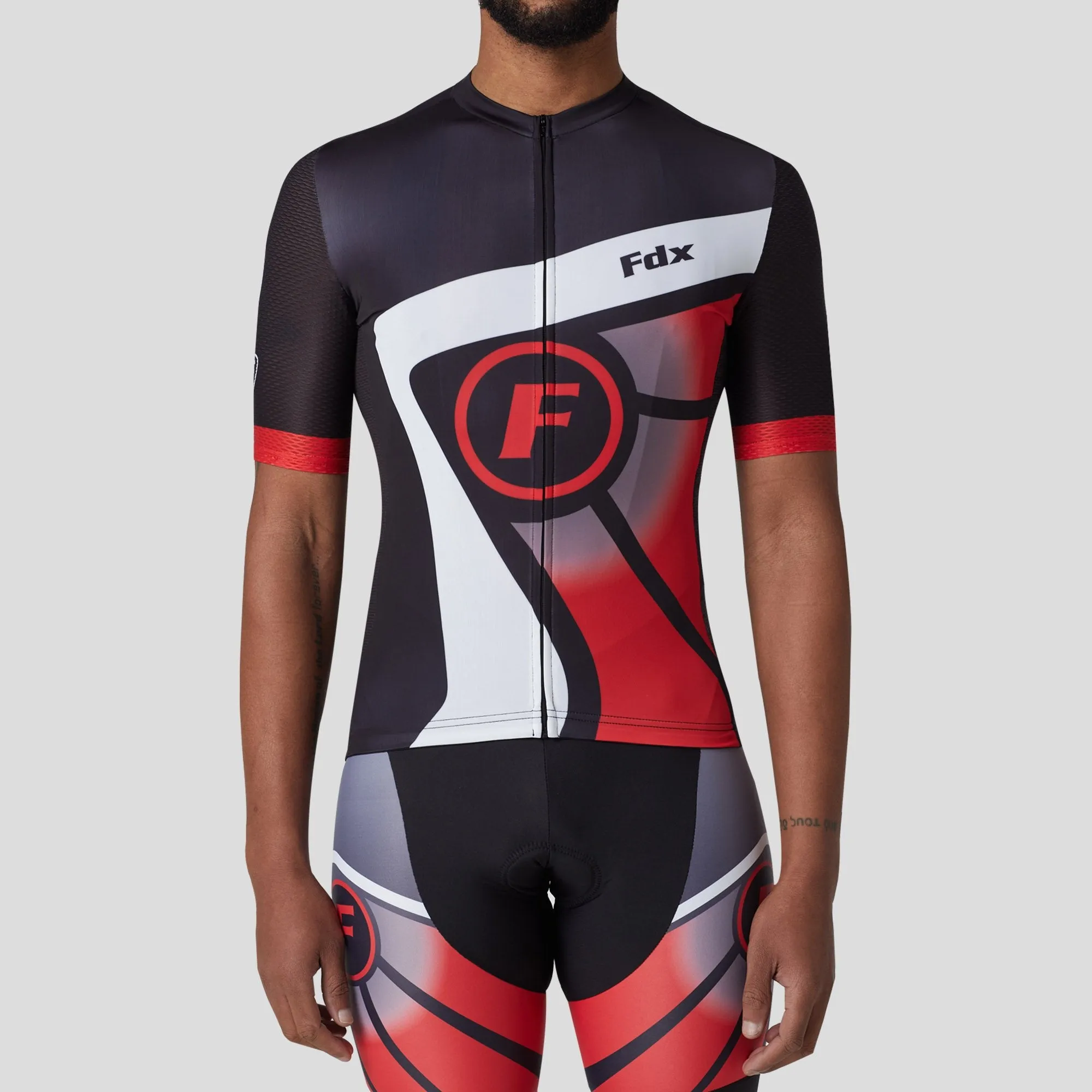 Fdx Signature Red Men's & Boy's Short Sleeve Summer Cycling Jersey
