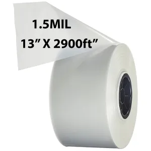 Food Grade Poly Tubing Roll Bags 1.5Mil 13x2900ft- Impulse Heat Sealer