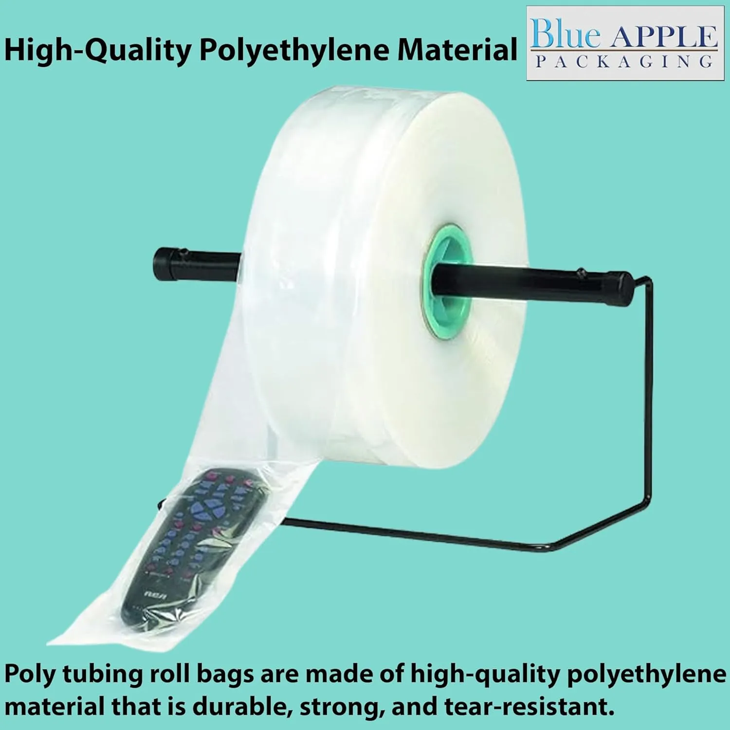 Food Grade Poly Tubing Roll Bags 3Mil 26x1450ft- Impulse Heat Sealer