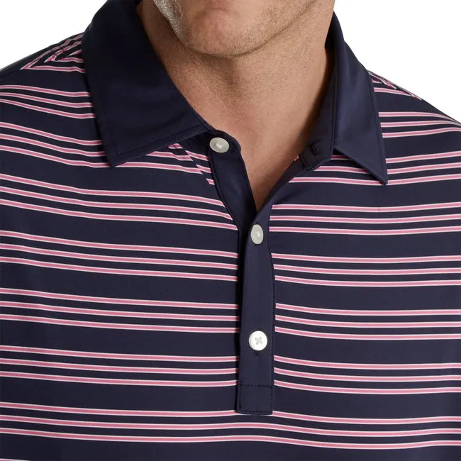 FootJoy Men's Trio Stripe Lisle Self Collar