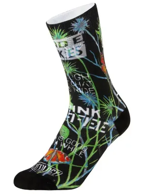 Gangsta Black Cycling Socks
