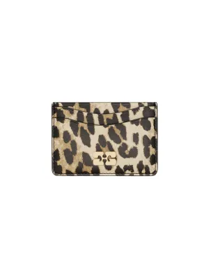 Ganni Bou Card Holder Print