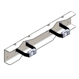 Gas Cylinder Wall Mount Bracket (2x) - Stainless Steel