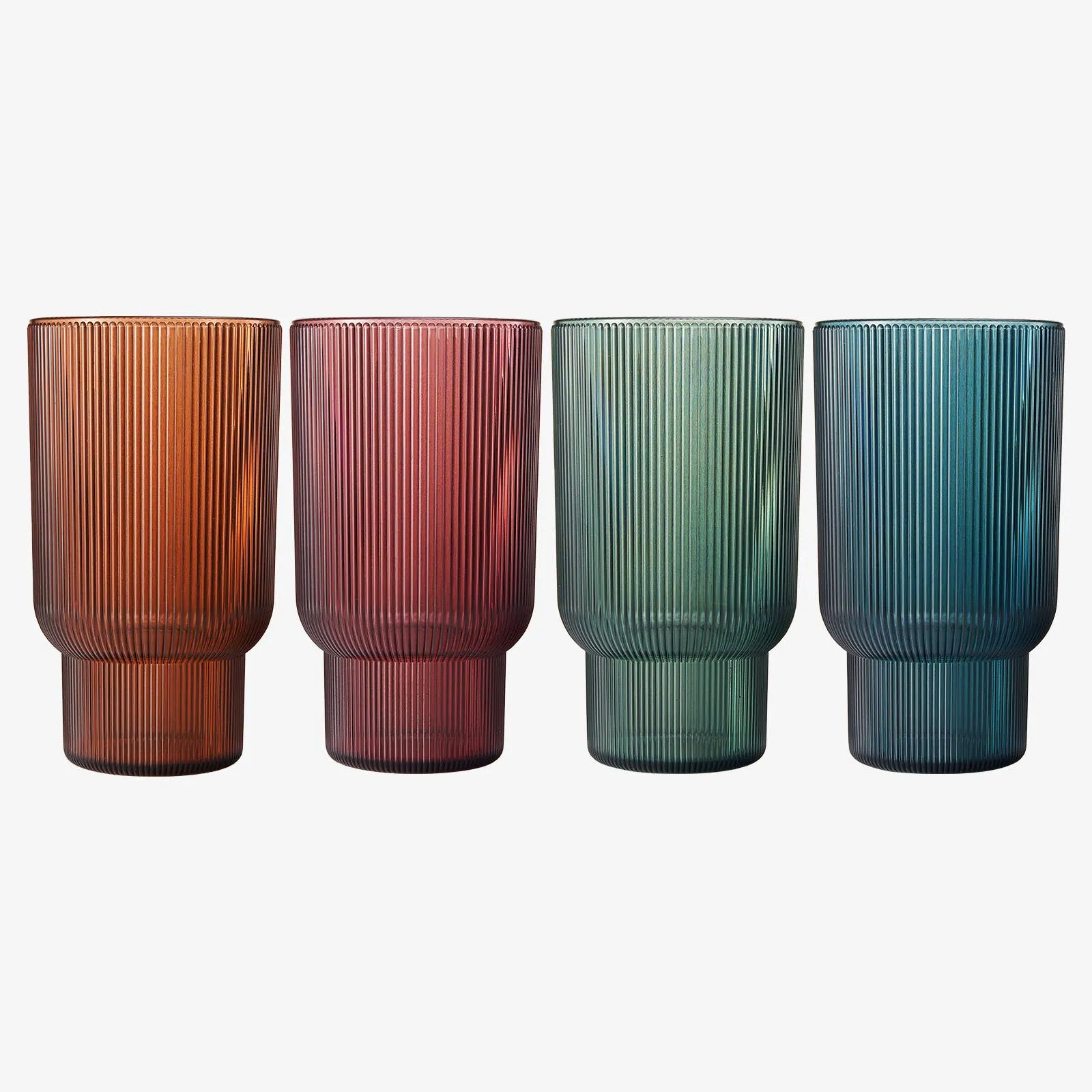 Gemma Acrylic Drinkware Set: Highball Set of 4