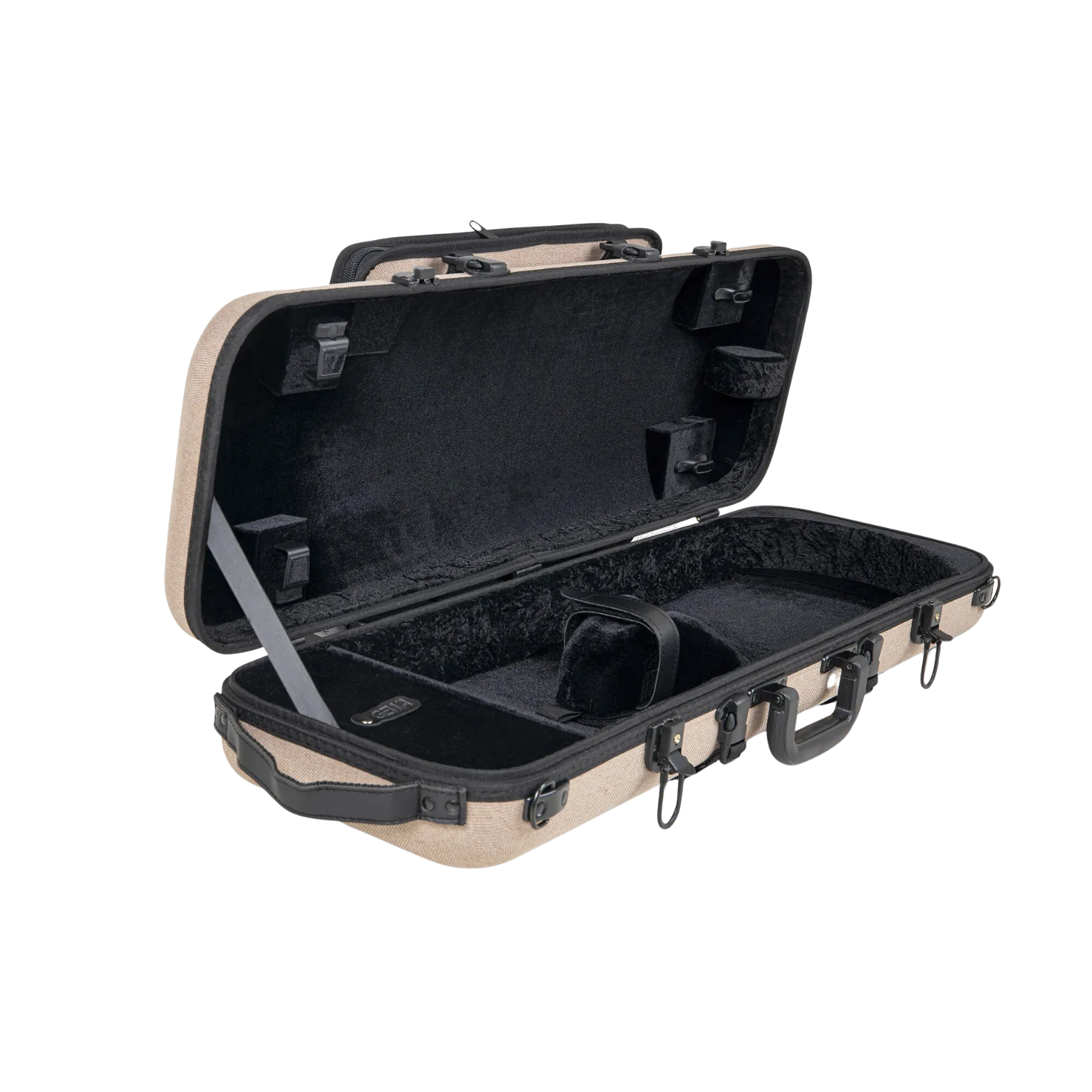 GEWA Bio-A Oblong Violin Case with Sheet Music Pocket 1/2-4/4 Beige