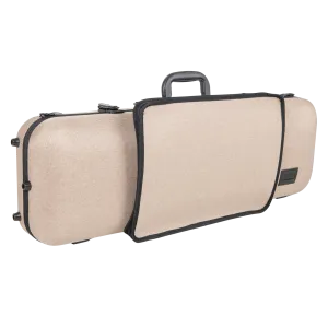 GEWA Bio-A Oblong Violin Case with Sheet Music Pocket 1/2-4/4 Beige