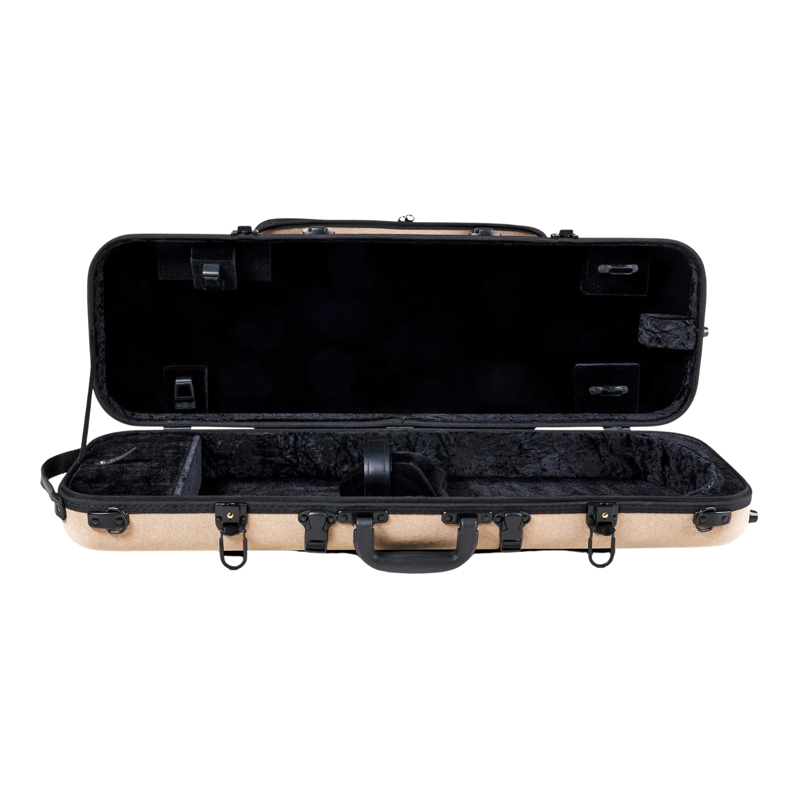 GEWA Bio-A Oblong Violin Case with Sheet Music Pocket 1/2-4/4 Beige