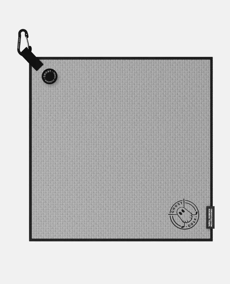 Ghost Golf Magnetic Towel (Greenside) - Grey