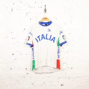 Giordana Italia Cycling Top Jersey - White - XL