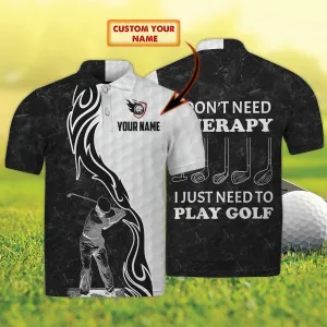 Golf-299-Name 3D Polo Shirt - NBTT