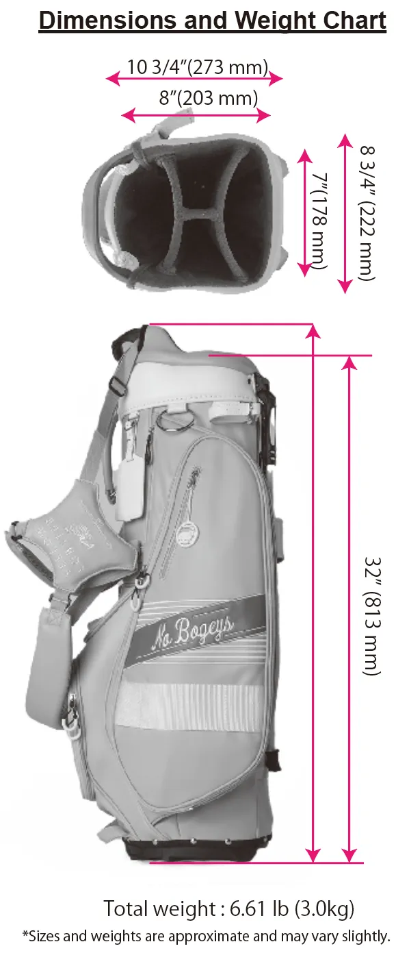 Golf Bag / Poche / Dana Point Green / 9.5inch [CBSN105]