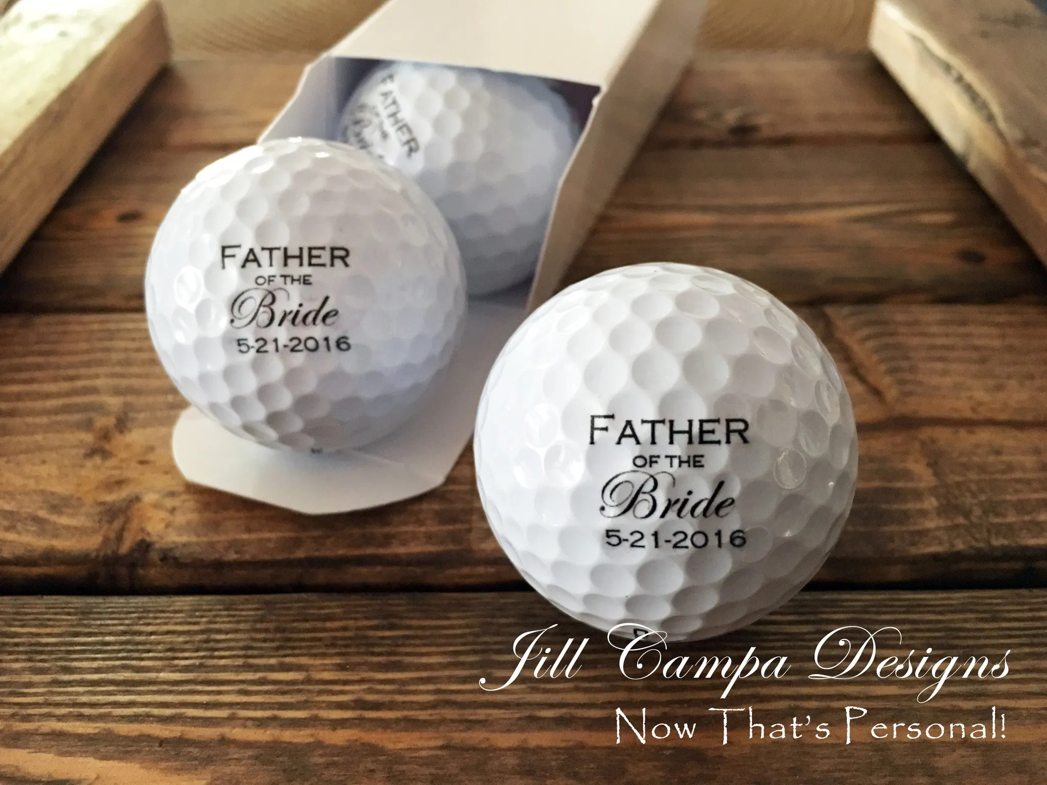 Golf Ball Gift - Father of the Bride Golf balls