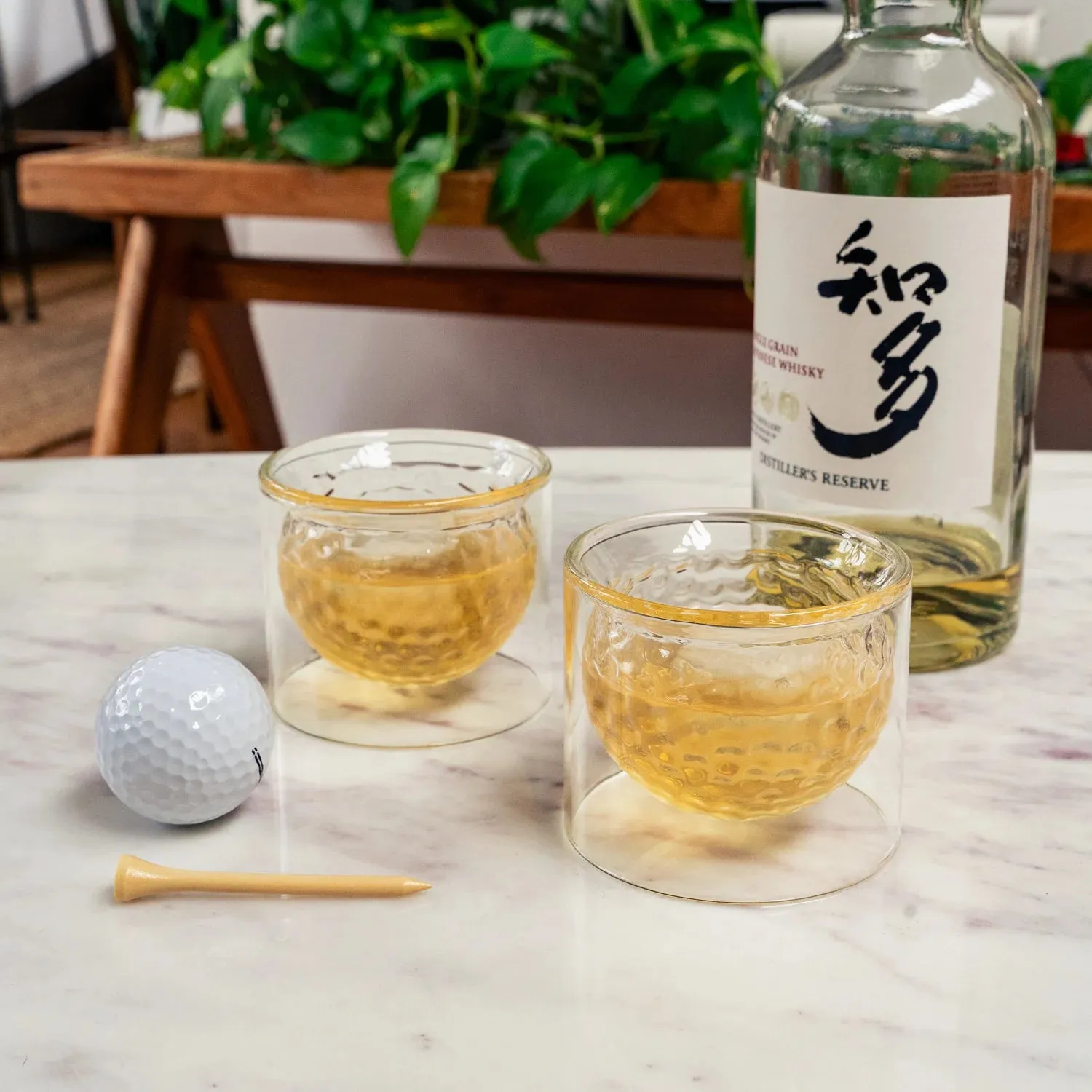 Golf Ball Glass Set