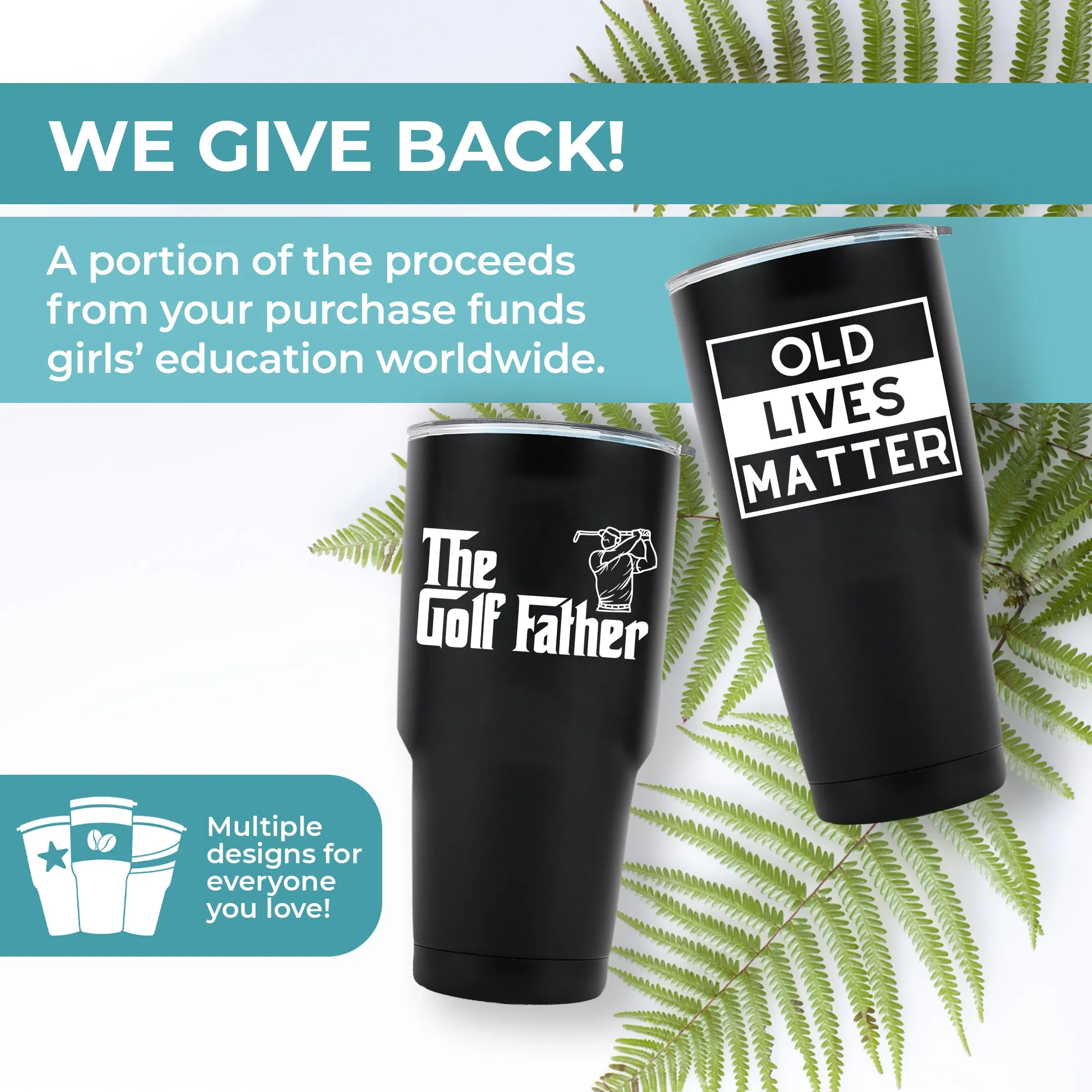 Golf Father Tumbler 30oz