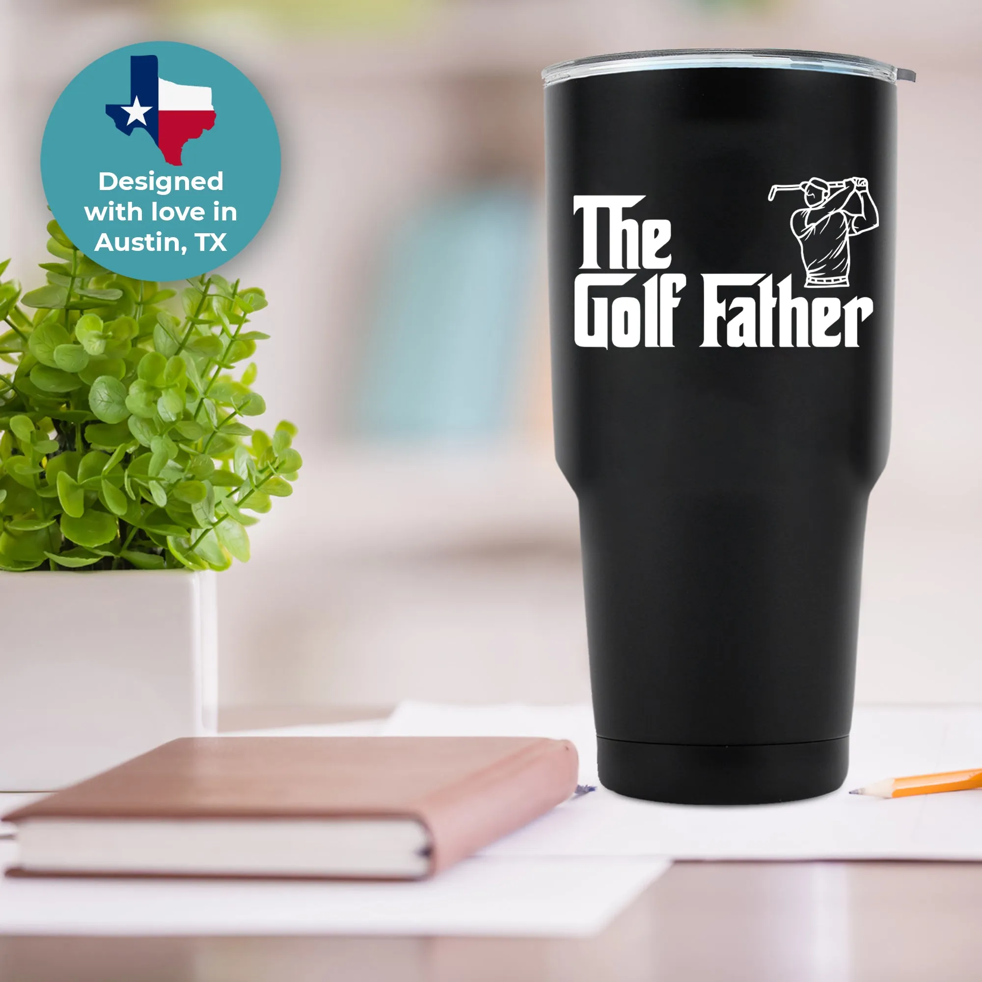 Golf Father Tumbler 30oz
