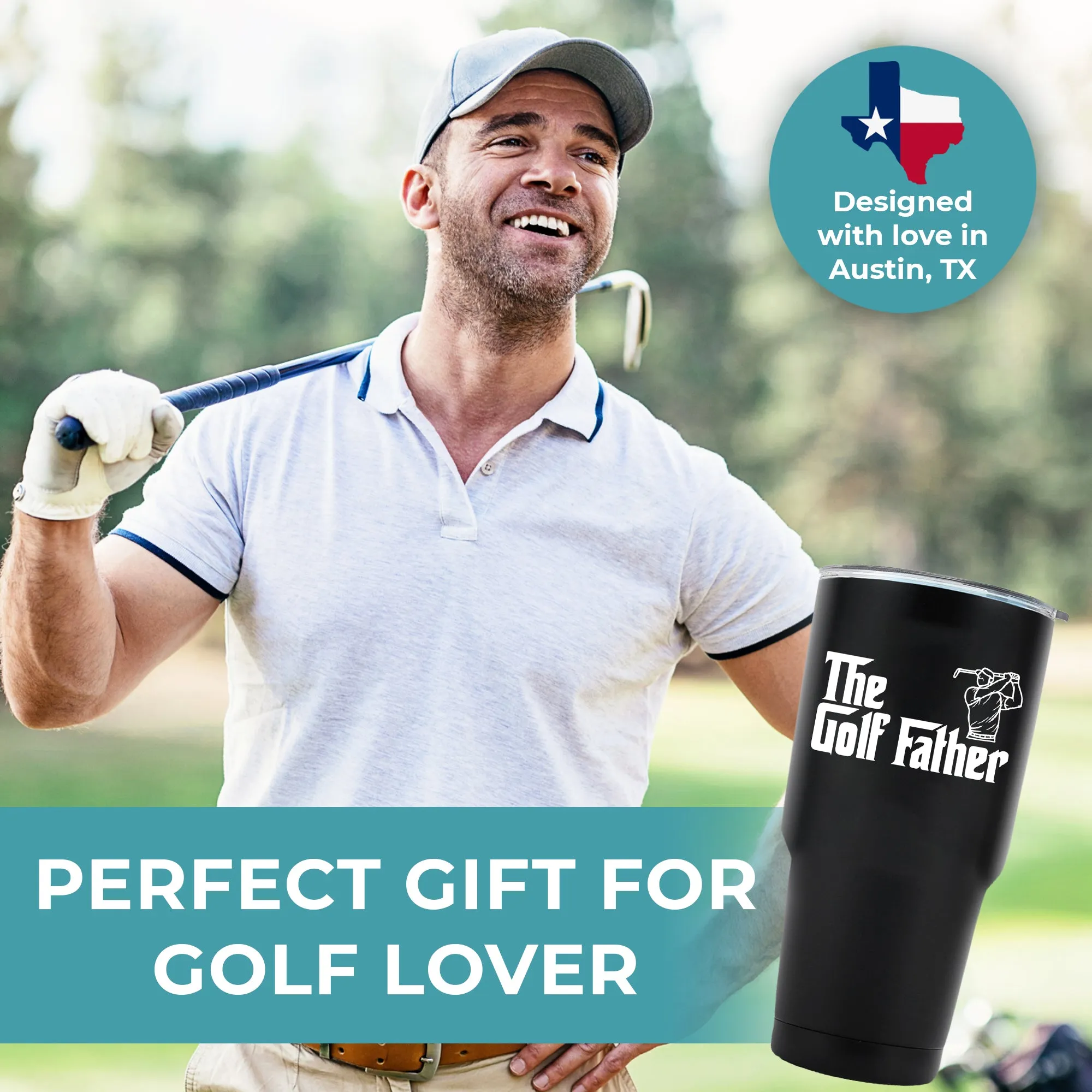 Golf Father Tumbler 30oz
