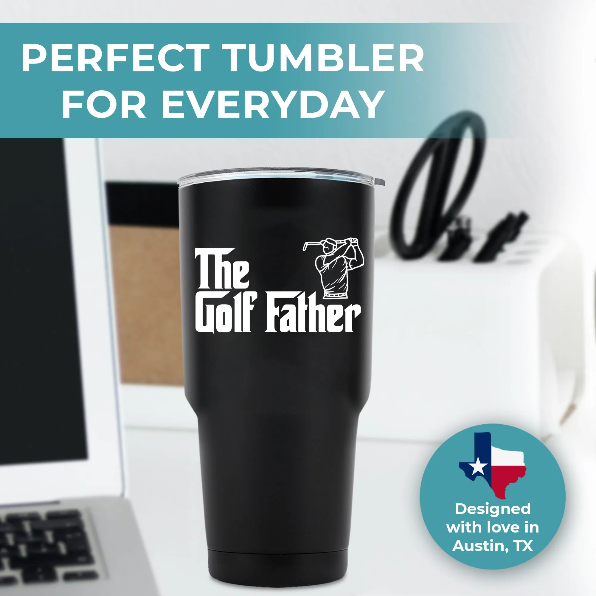 Golf Father Tumbler 30oz