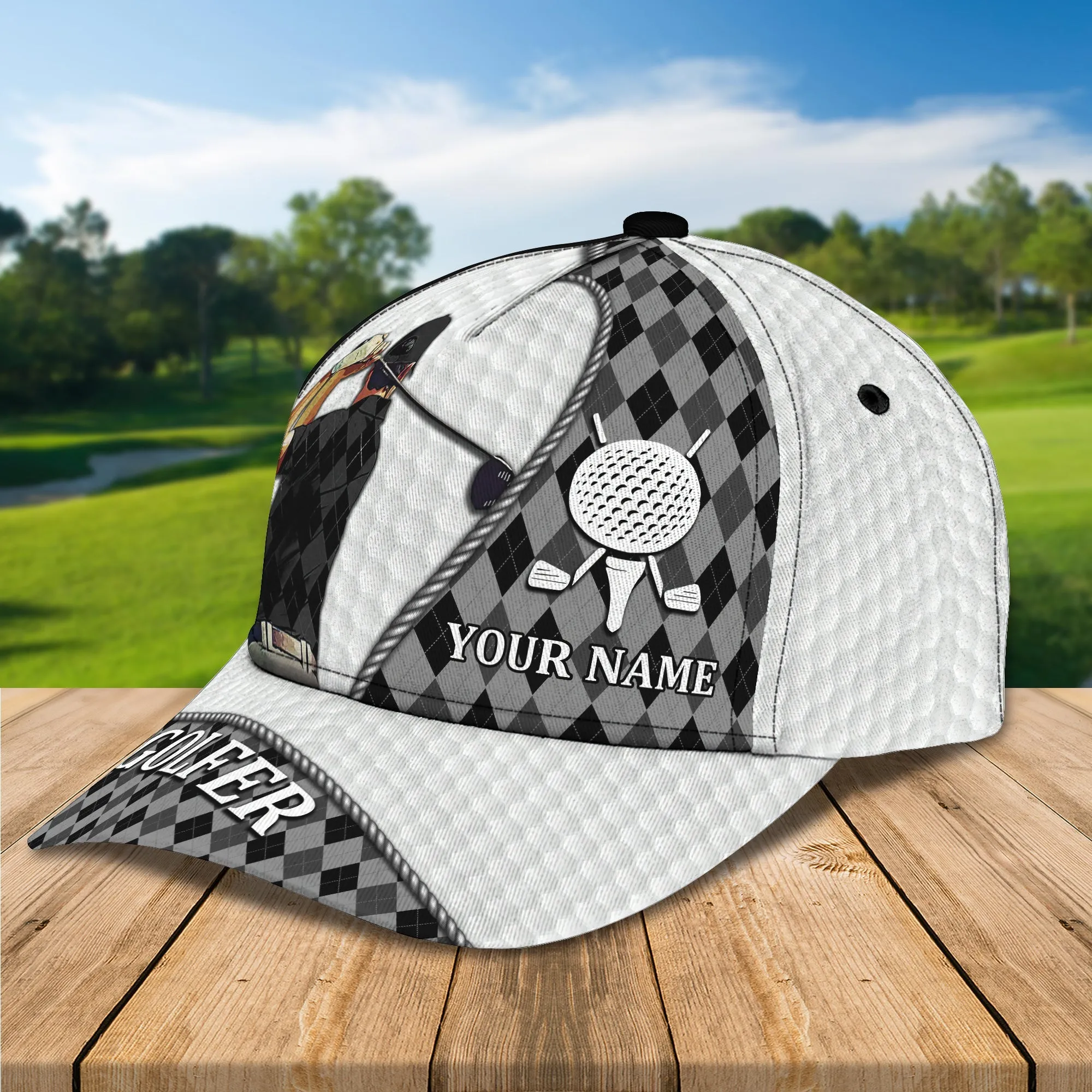 Golf - Personalized Name Cap - Nvc97-1095
