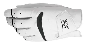 Golf Pro - Mens Cabretta Leather and microfibre Golf Gloves - All Sizes