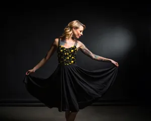 Gothic Lemon - Midi Dress