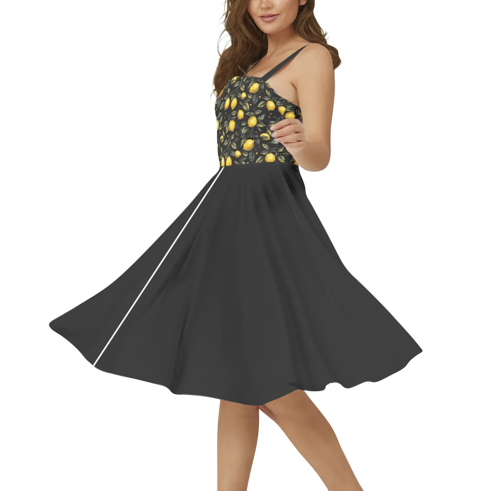 Gothic Lemon - Midi Dress