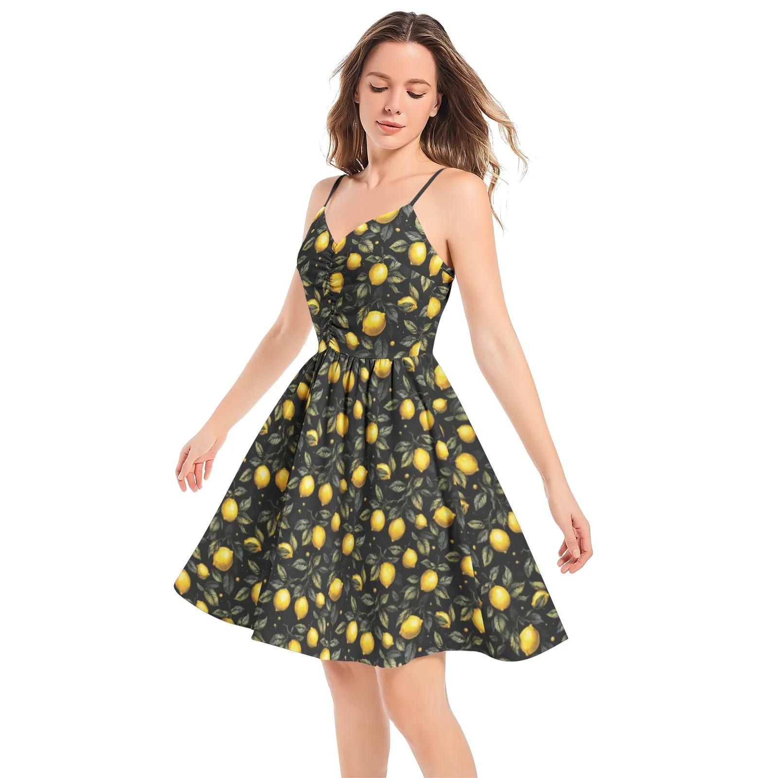 Gothic Lemon Summer Dress