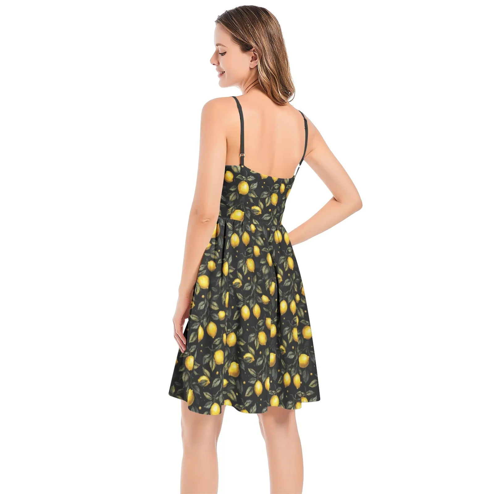 Gothic Lemon Summer Dress