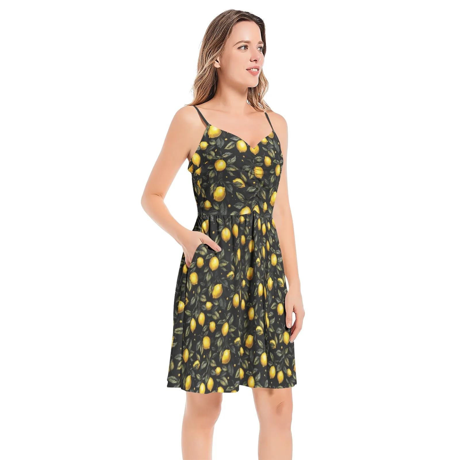 Gothic Lemon Summer Dress