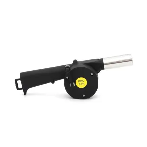 Handy Crank Mini BBQ Fan Air Blower Picnic Outdoor Camping Cooking Tool